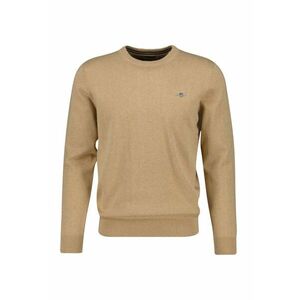 Pulover tricotat fin cu decolteu la baza gatului imagine