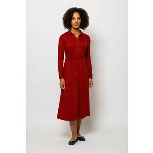 Rochie cu imprimeu si cordon in talie imagine