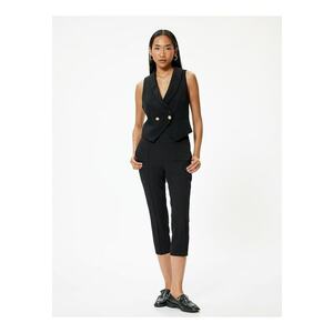 Pantaloni capri cu buzunare imagine