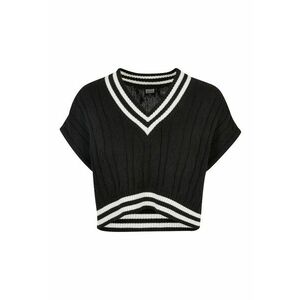 Pulover crop cu model torsade imagine