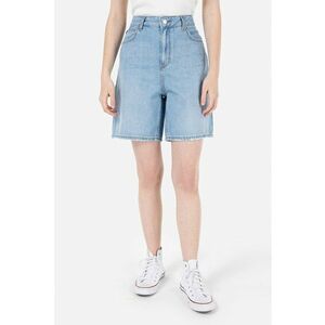 Pantaloni scurti de denim cu croiala ampla imagine