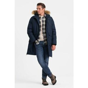 Geaca parka cu gluga si buzunare laterale imagine