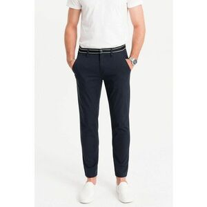 Pantaloni cu croiala conica si buzunare laterale imagine