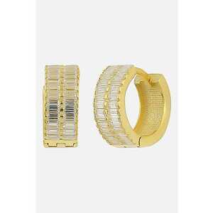 Cercei de argint cu cristale din zirconia imagine