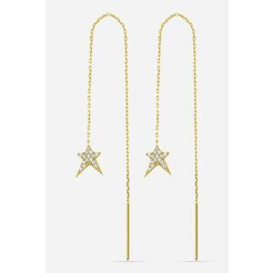 Cercei de argint in forma de stea imagine