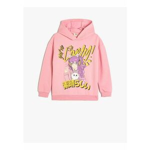 Hanorac supradimensionat cu model grafic imagine