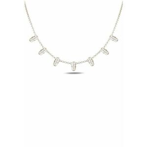 Colier din argint cu pandativ cu cristale imagine