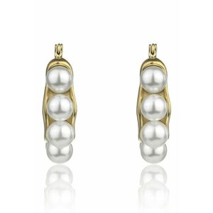 Cercei placati cu aur de 18K imagine