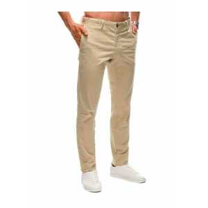 Férfi chinos nadrágok Garelan sötét bézs imagine