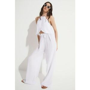 Set de top si pantaloni cu croiala ampla imagine