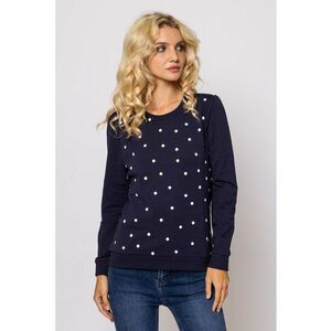 Bluza de trening cu imprimeu si buline imagine