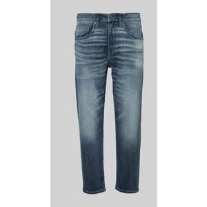 Blugi barbati Mauro cu aspect decolorat - croiala Conica - imagine