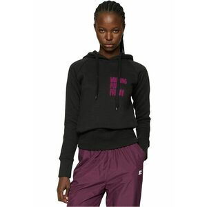 Hanorac din amestec de bumbac cu imprimeu text imagine