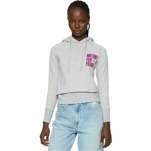 Hanorac din amestec de bumbac cu imprimeu text imagine