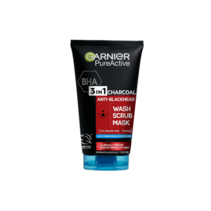 Gel de curatare pentru fata 3 în 1 Pure Active Intensive Charcoal pentru ten gras cu imperfectiuni - 150 ml imagine