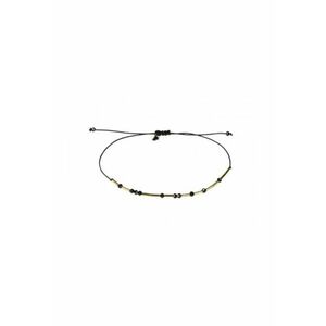 Bratara Caviar Drops - reglabila - din aur filat de 14k/20 si spinel negru imagine