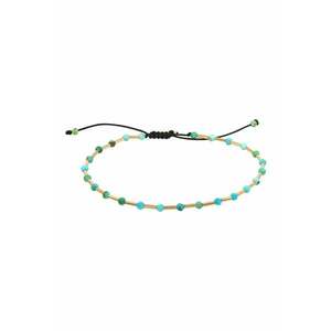 Bratara din aur filat de 14K/20 cu pietre turcoaz imagine