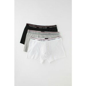 Set de boxeri din amestec de bumbac organic cu banda logo in talie - 3 perechi imagine