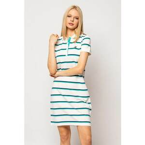 Rochie-tricou polo cu model in dungi imagine