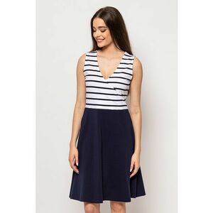 Rochie din amestec de bumbac cu decolteu in V Vilaka imagine