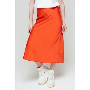 Fusta midi din satin Ellette imagine