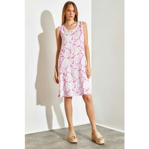 Rochie dreapta cu model floral imagine