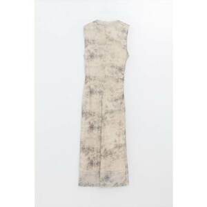 Rochie drapata din plasa slim fit imagine