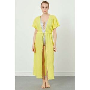 Kimono uni cu maneci scurte imagine