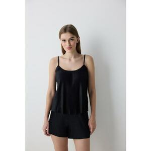 Top de pijama din satin imagine