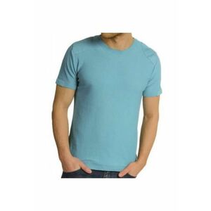 Tricou Knitted pentru barbati - bleu imagine