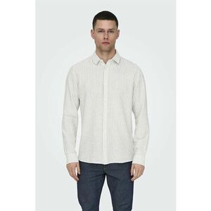 Camasa din amestec de in cu imprimeu imagine