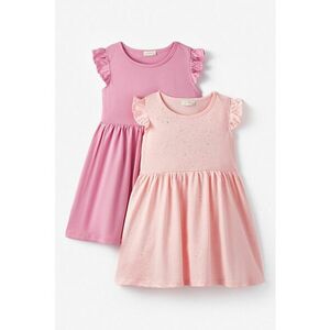 Set de rochii evazate din bumbac - 2 piese imagine