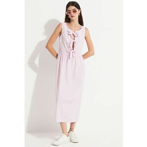 Rochie lunga cu model in dungi imagine