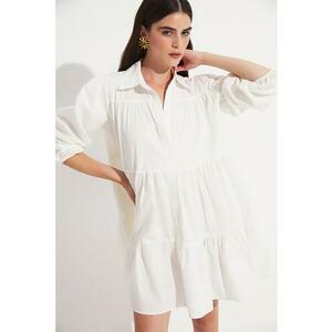 Rochie-camasa din bumbac imagine