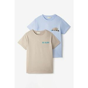 Set de tricouri din bumbac cu imprimeu - 2 piese imagine