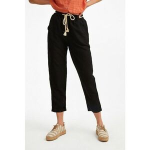 Pantaloni capri din amestec de in imagine