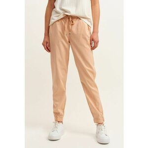 Pantaloni din amestec de lyocell cu snur de ajustare imagine