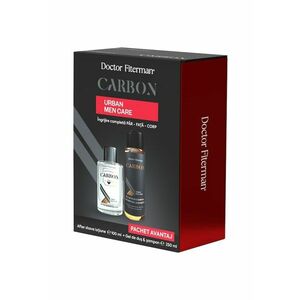 Pachet Carbon Fiterman: Aftershave lotiune - 100 ml + Gel de dus si sampon - 250 ml imagine
