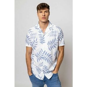 Camasa din amestec de bumbac cu imprimeu imagine