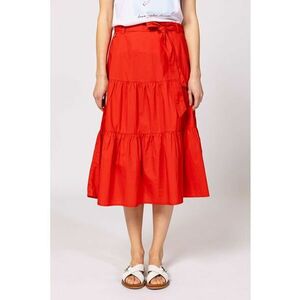 Fusta midi cu model uni Nikla imagine