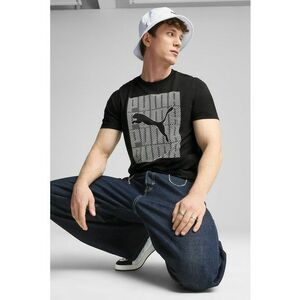 Tricou din amestec de bumbac cu imprimeu logo imagine