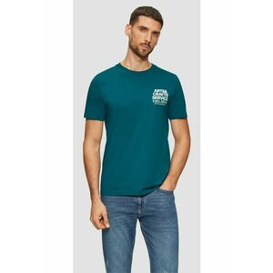 Tricou barbati din bumbac cu imprimeu text - croiala Regular Fit - imagine