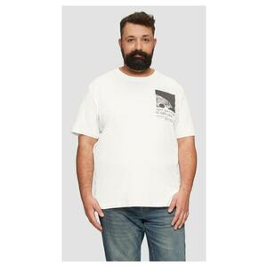 Tricou barbati big sizes din bumbac cu imprimeu abstract - croiala Regular Fit - Big Sizes imagine