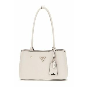 Geanta din piele ecologica cu bareta de umar si accesoriu logo imagine