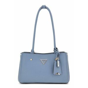 Geanta din piele ecologica cu bareta de umar si accesoriu logo imagine