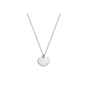 Colier Argint 925 placat cu rodiu cu pandantiv - Inima cu inimioare imagine