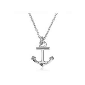 Colier Argint 925 placat cu rodiu cu pandantiv - Anchor imagine