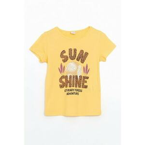 Tricou din bumbac cu imprimeu grafic imagine