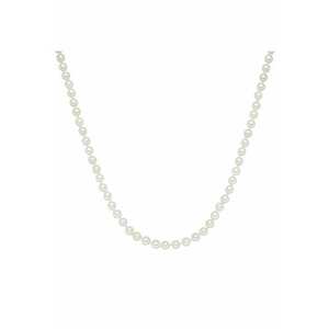 Colier cu perle sintetice - Alb imagine