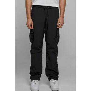 Pantaloni cargo cu snur de ajustare si croiala dreapta imagine